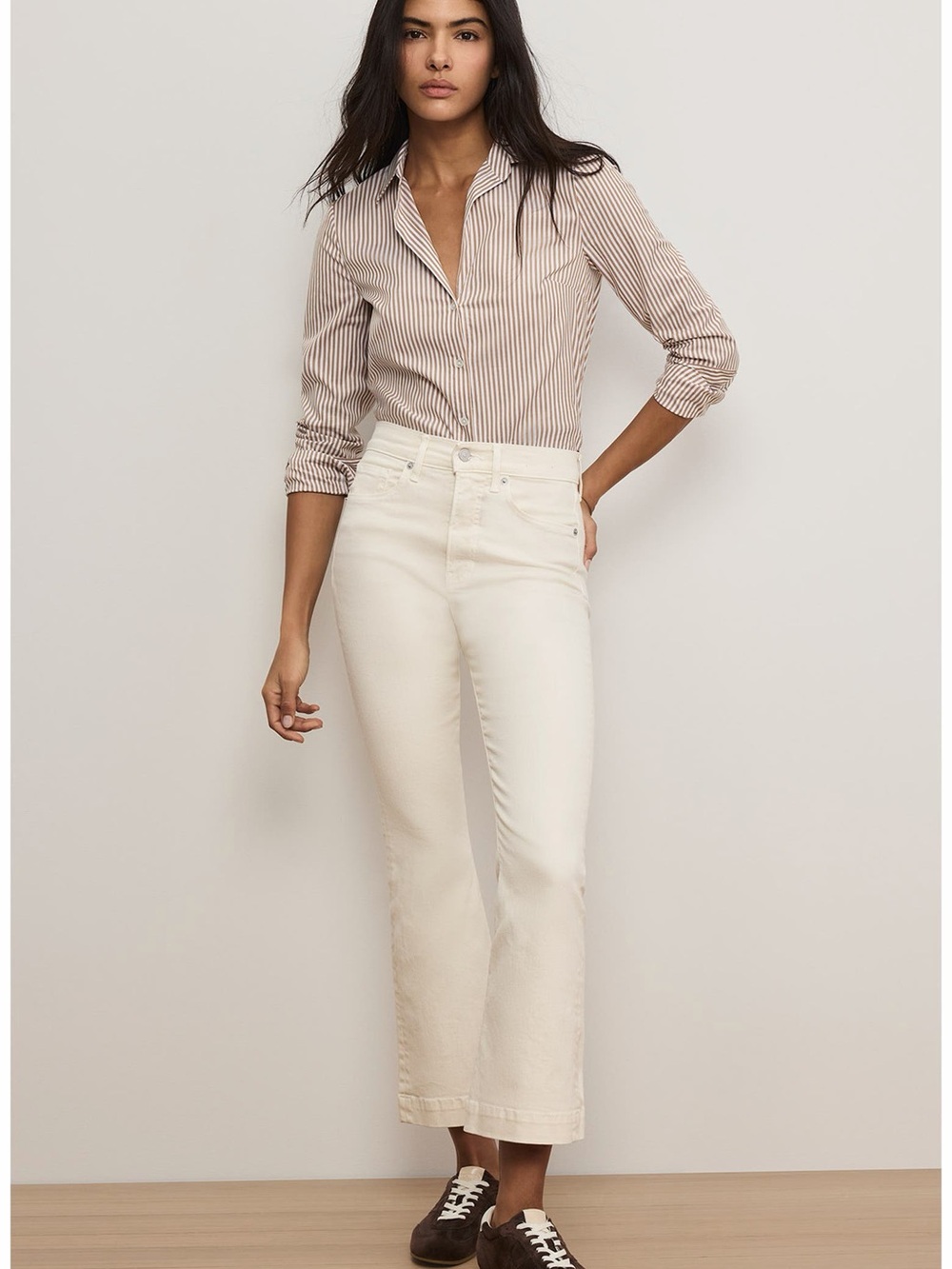 Veronica Beard Carson High Waist Flare Ankle Jeans Size 32